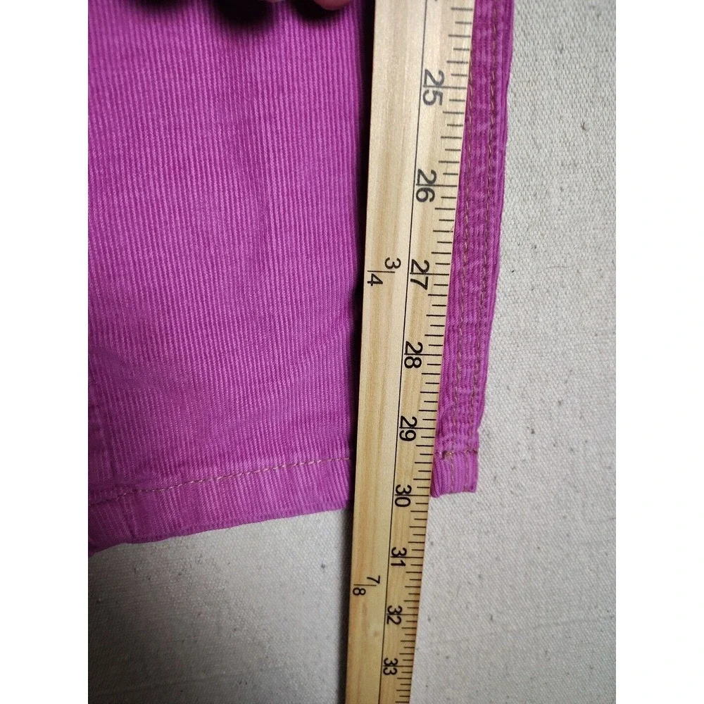 We The Free Free People Women's Pink Corduroy Low Rise‎ Tapered Pants Size W29 V